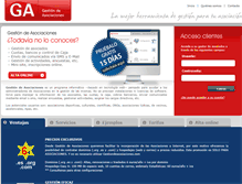 Tablet Screenshot of gestiondeasociaciones.com
